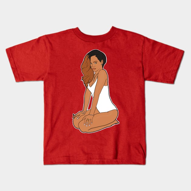 Bad Girl Ri-Ri Kids T-Shirt by Riki Prosper